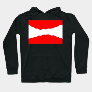 Curving Austrian Flag Hoodie